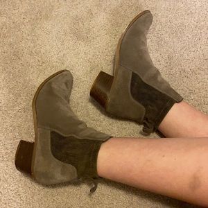 Taupe Ankle Booties